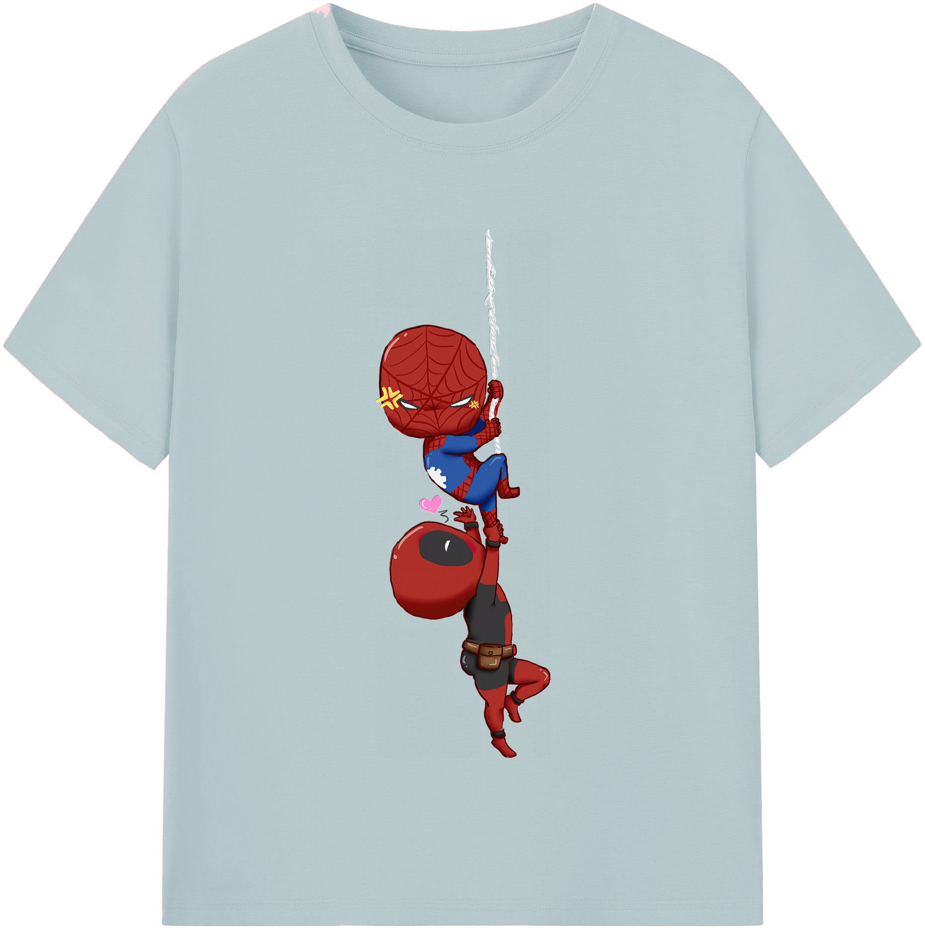（画像用） Deadpool デッドプール 綿100％半袖Tシャツ（フロントプリント）